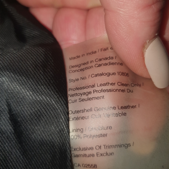 Leather jacket - Picture 3 of 4